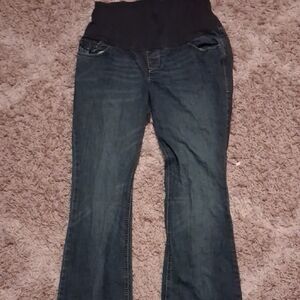 Old Navy Dark Blue Flare Jeans